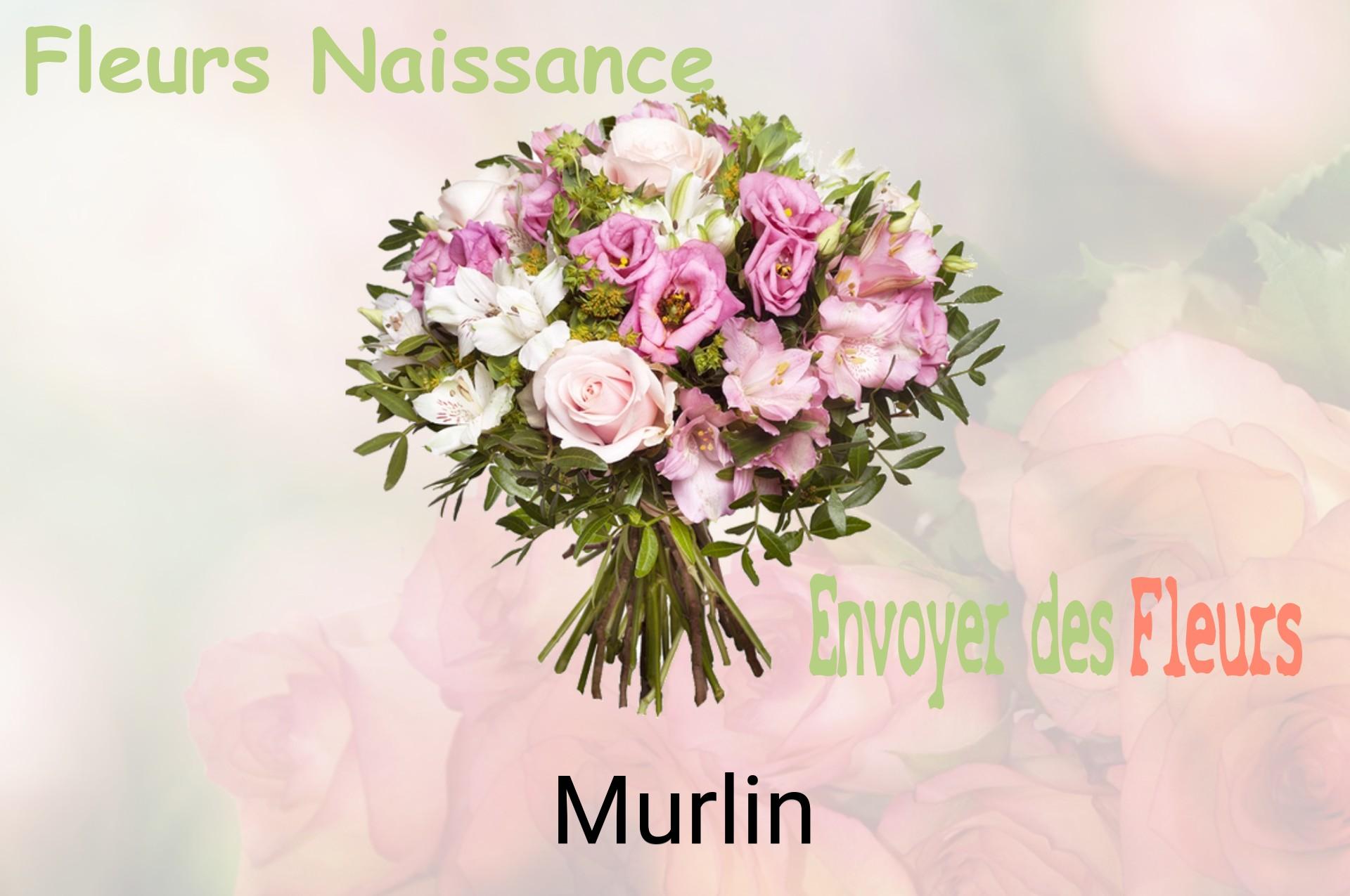 Bouquet de fleurs de naissance livré à Murlin